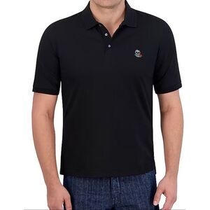 Robert Graham The Player Cotton Polo skull Shirt, med $110 F13